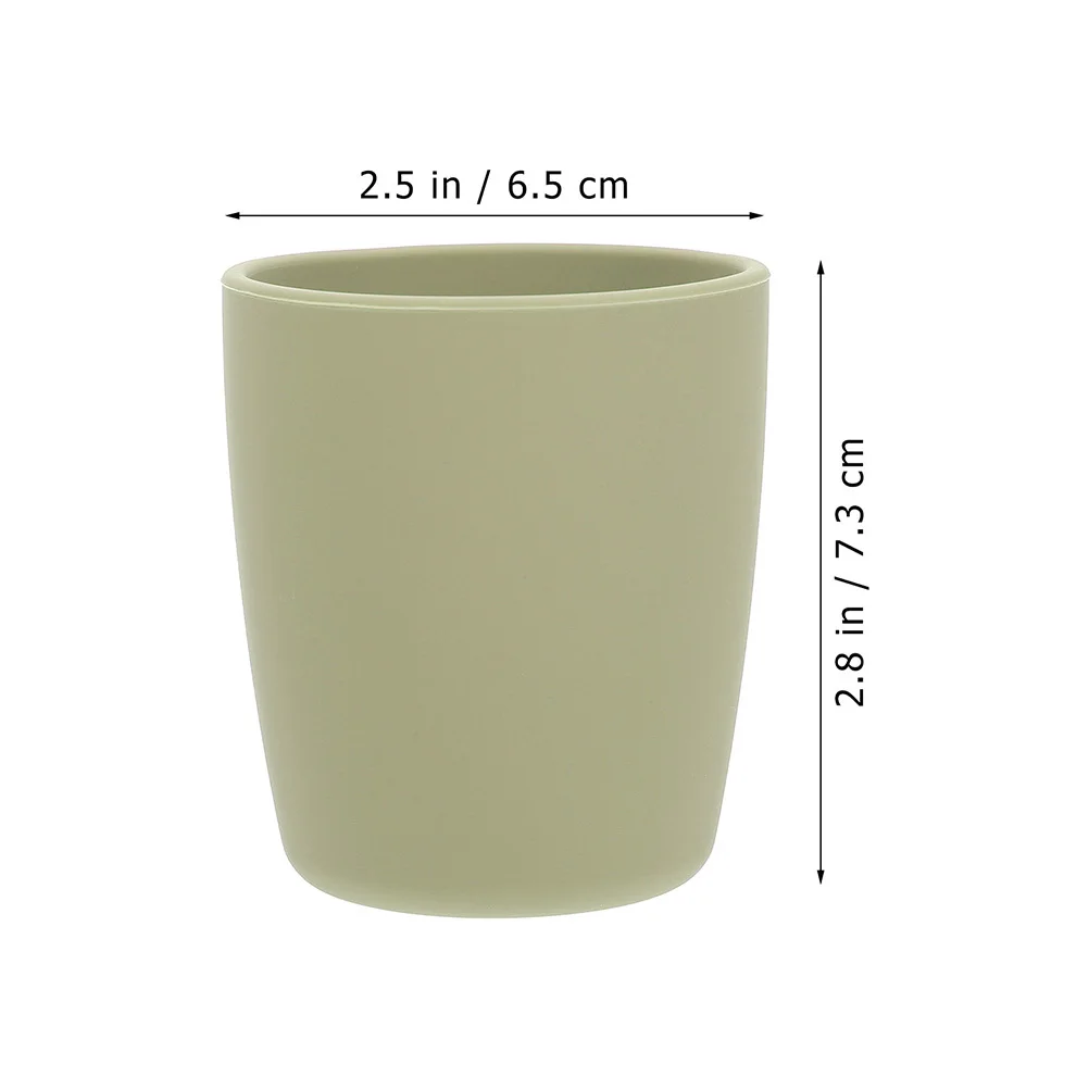 2pcs 프리미엄 실리콘 베이비 트레이닝 컵 용 식품 보충 음료용 고온 방지 방수 실리콘 컵