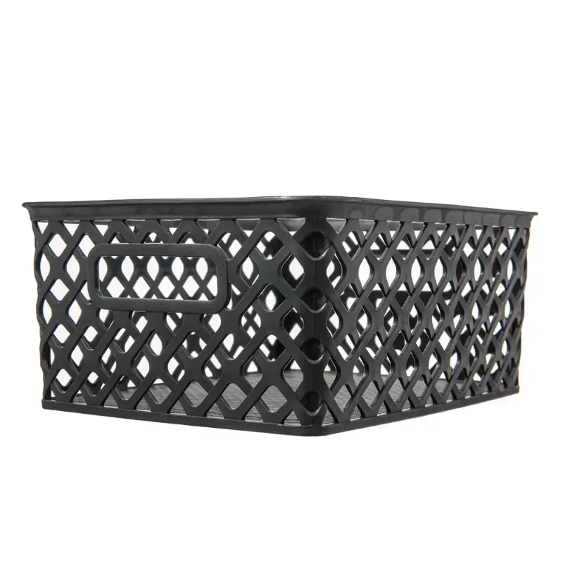 

Mainstays Small Black Decorative Storage Basket