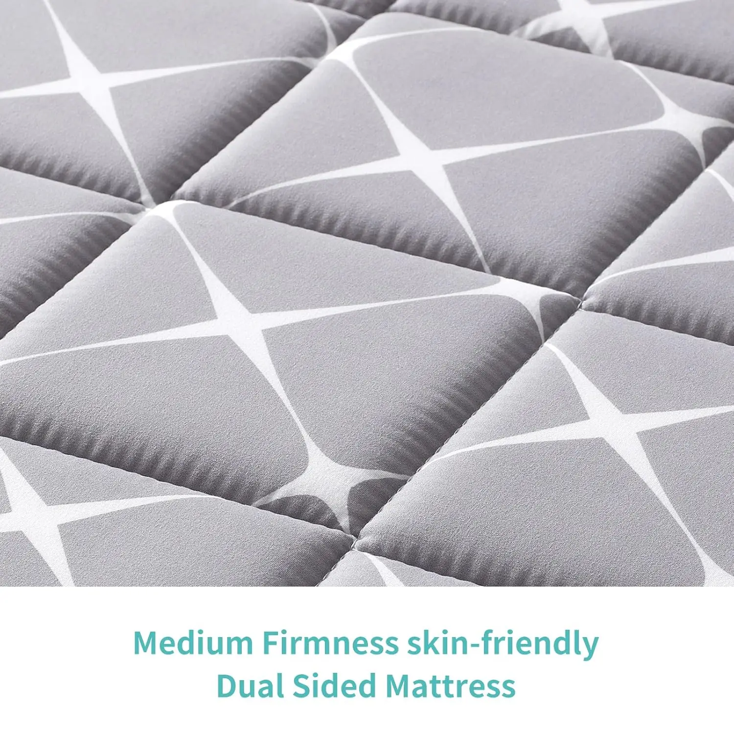 Premium Dual-Sided Baby Crib Mattress and Toddler Mattress  52" x 27.6" x 5"  Breathable  Firm Soft  Fits Standard Cribs