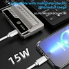 for iPhone Xiaomi Cyber Mecha Tactical Replaceable Battery Mobile Power 22.5W Fast charging Portable Charger External Battery 4