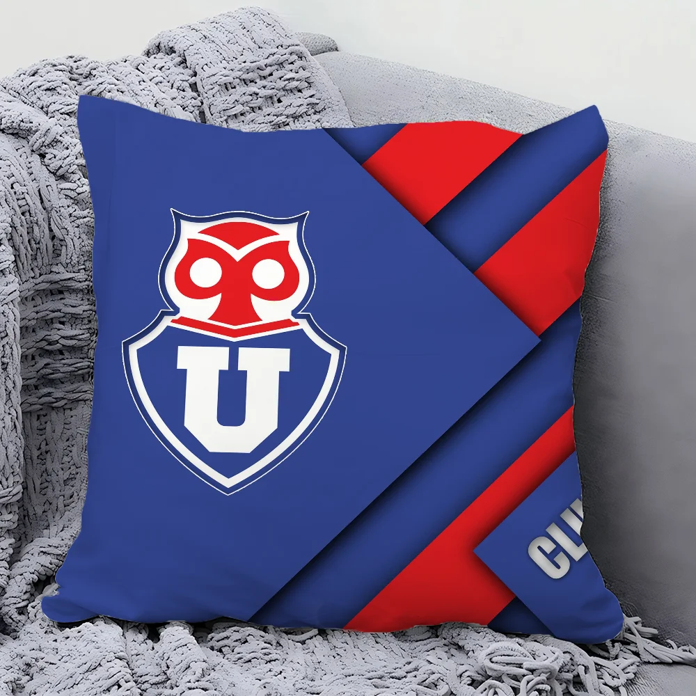 Chile U-University Club B Pillow Case Square Pillow Bedroom Sofa Leisure Comfort Cushion Car Living Room Home Decoration 40X40 5