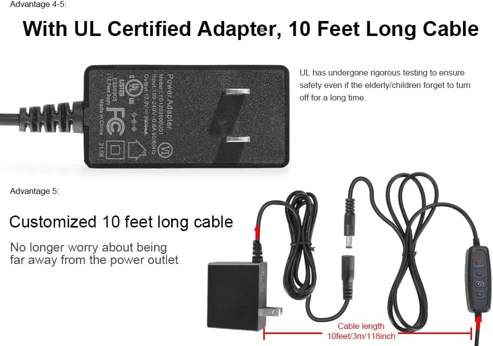 7000+ Lux A1 Light Pad for Diamond Painting, 34.5x22.8inchs Extra Large 3-Colors Lightbox with UL Adapter.