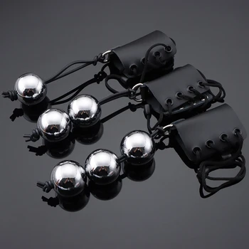 Heavy Dute Metal Ball Pendant Cock Ring Penis Heavy Stretcher Penis Erection Enlarger Extender Weight Stretcher Sex Toys For Men 3