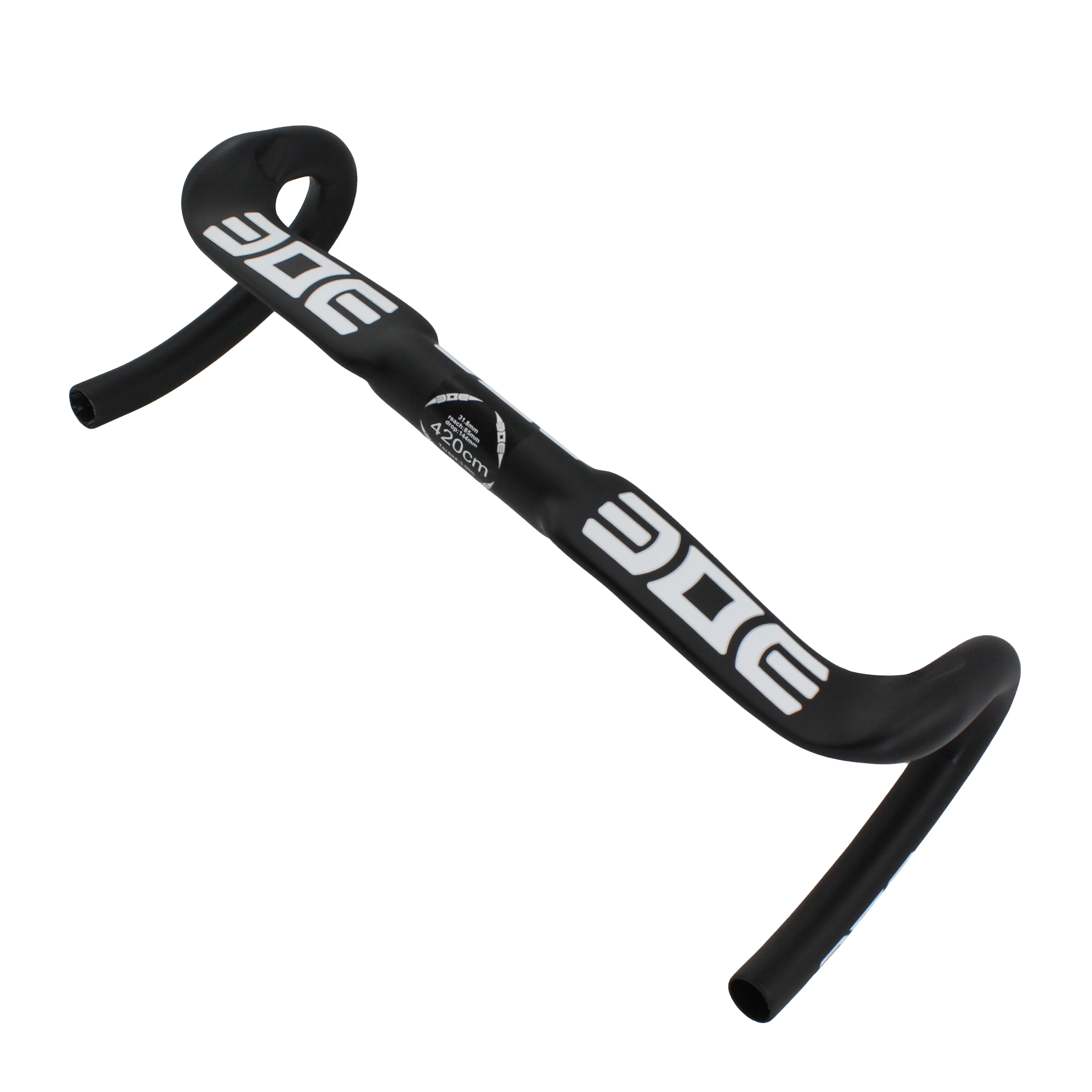 Windreaver Racing Road bike Carbon Fibre Bicycle Handlebar Carbon bent bar 31.8*400-440mm Bicycle Handlebar Extender