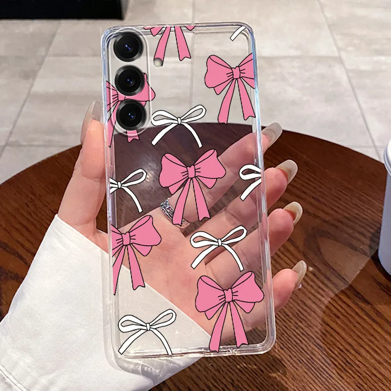Clear Luxury Cute Love Rabbit TPU Soft Silicone Phone Case Back Cover