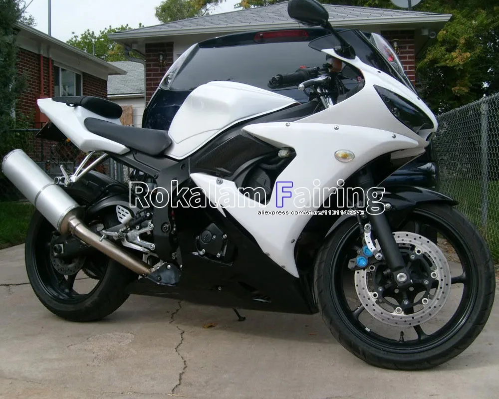 

Aftermarket Fairing For Yamaha YZF-R6 YZFR6 03 04 YZF R6 2003 2004 YZF600 White Black Motorcycle Fairing (Injection molding)