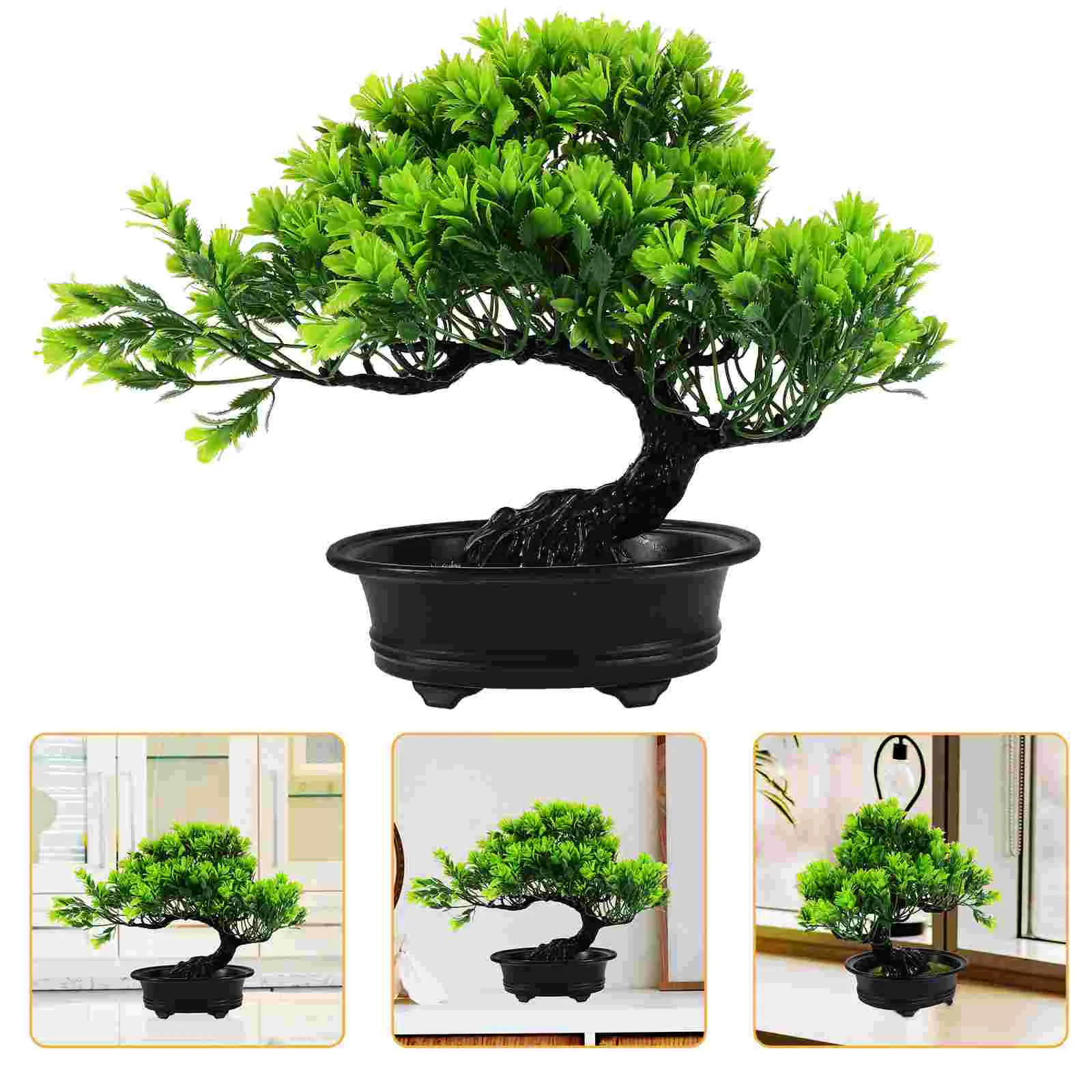 

Plant Artificial Potted Birthday Decoration for Girl Simulation Plants Tree Plastic Fake Desk