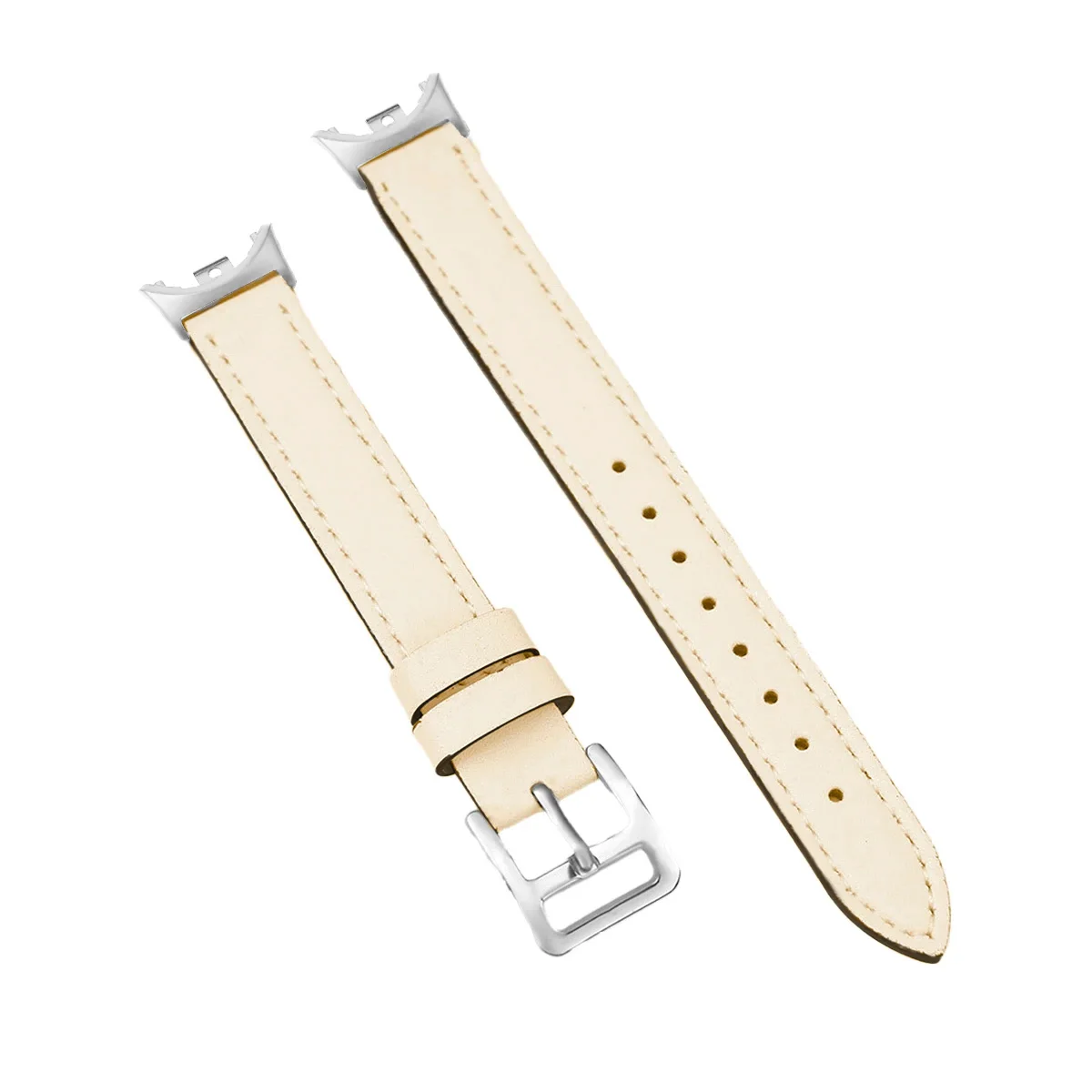 Premium Leather Wrist Strap for Mi Band 8 – Elegant Replacement Sports Bracelet