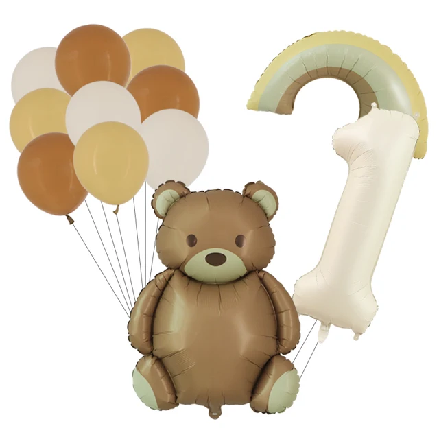 파티 공간에 마법과 기쁨을 더하는 귀여운 만화 동물, 하트, 레인보우 호일 풍선