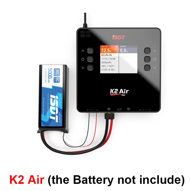 ISDT D2 Markll Lipo 充放電 器AC 200W*2【美品！】 Amazon.co.jp: ISDT D2 MarkⅡ Lipo充電器 放電器 デュアル