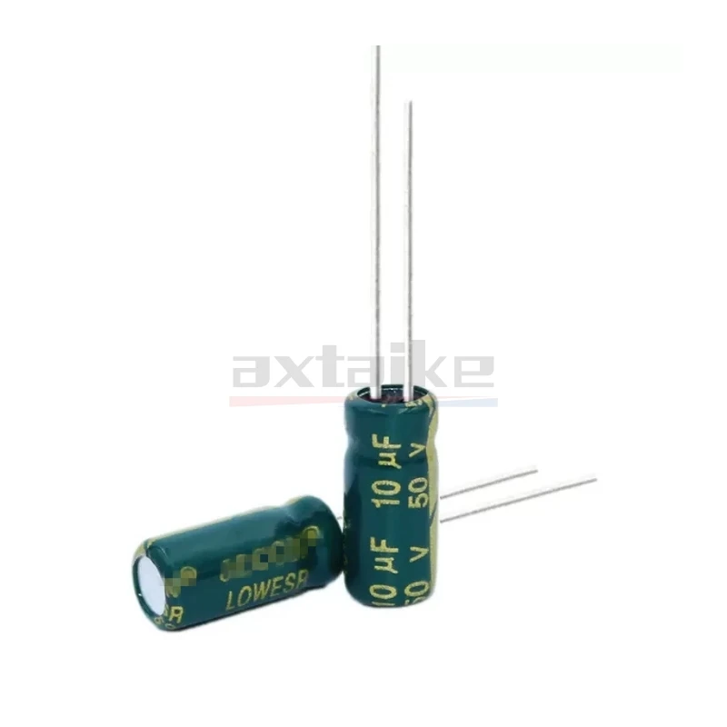 10/20/50PCS Aluminum Electrolytic Capacitor 10UF 50V 100V 250V 400V 450V 5*11MM 8*12MM 10*17MM High Frequency Low ESR DIP