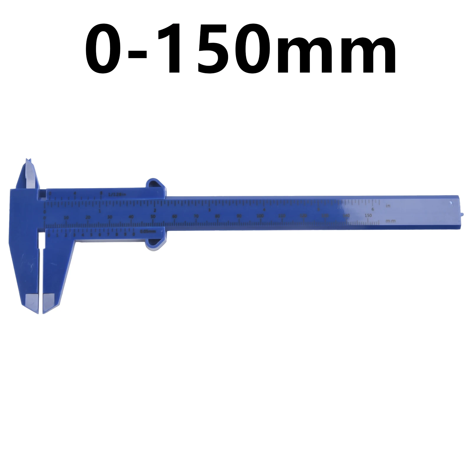 

0-150mm Vernier Calipers Double Rule Scale Plastic Depth Height Measure Tool Measuring Ruler Inside Diameter Depth Meter
