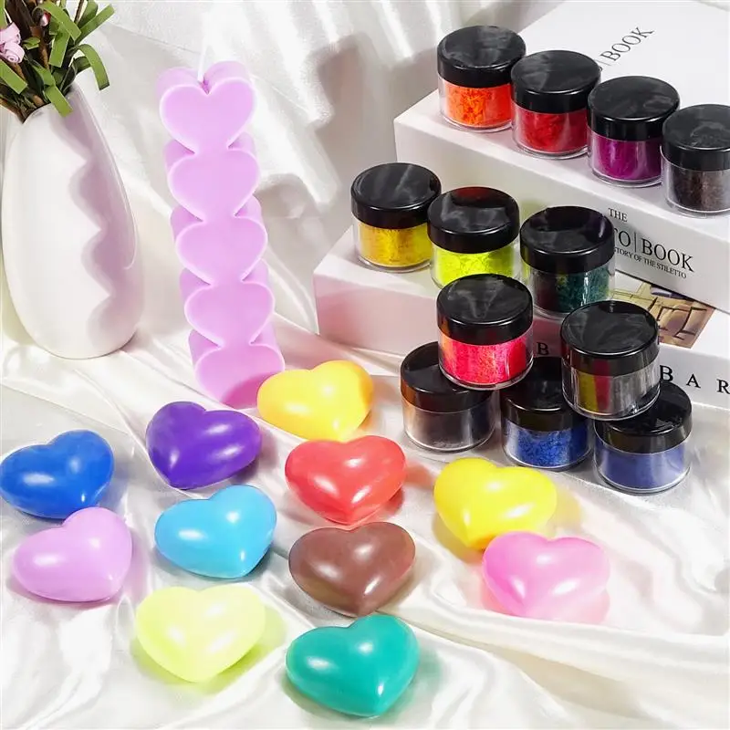 Candle Dyes Kit Handmade For Paraffin Wax Soy Wax Ice Wax Candle Oil Colour 3G/Bottle