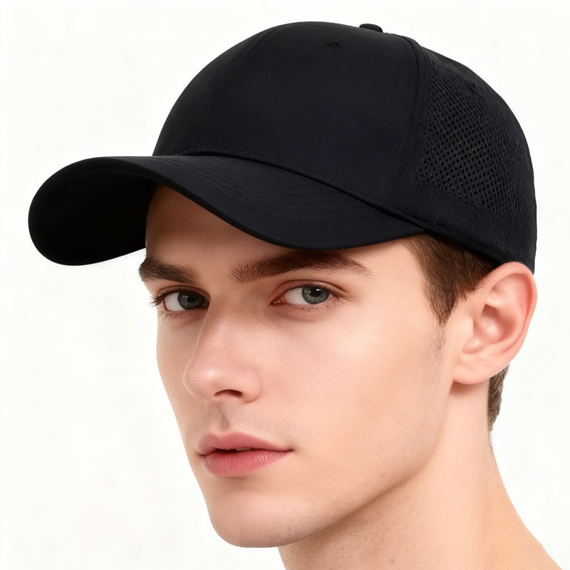 Fashionable Versatile Baseball Cap Ponytail Hat for Men and Women