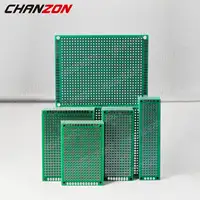 20 Pcs Double Sided PCB Board ( 2X8 3X7 4X6 5X7 ) Tinned FR4 Prototype Kit Printed Universal Circuit Perfboard for DIY Soldering