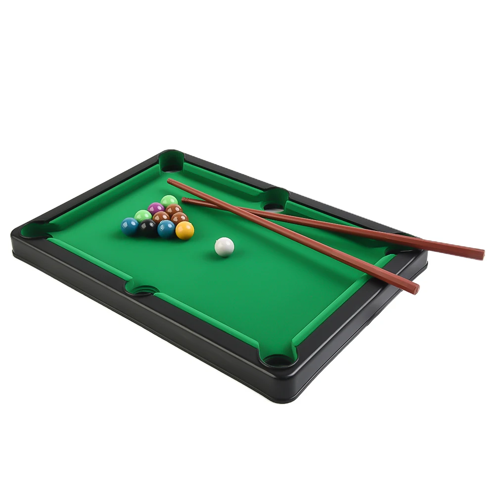 Pool Table Playset Top Game Table Cue Ball Tripod for Kids Adults Portable Interactive Stress Relief Family Fun Entertainment