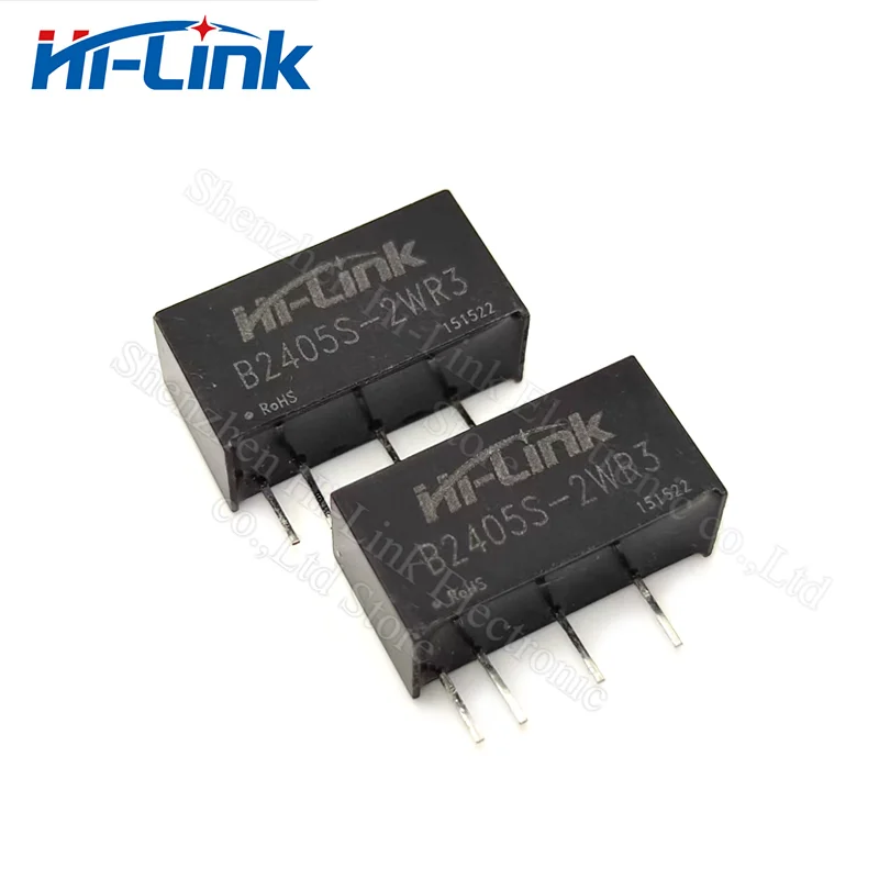 Free ship 10pcs/lot B2405S-2WR3  5V 2W DC DC isolated switching step down power supply module high efficiency small volume 2