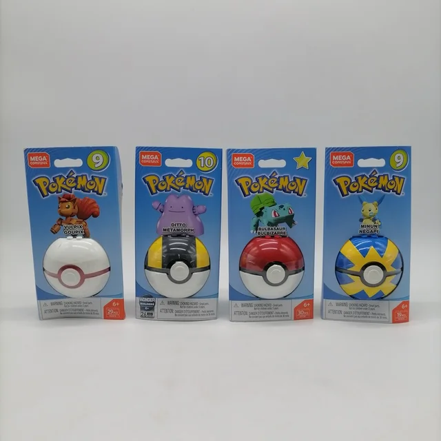 Pokemon Action Figure Bulbasaur Bikachu Pikachu Anime Bulbasaur Building Blocks Dolls Children Gifts Toys 2