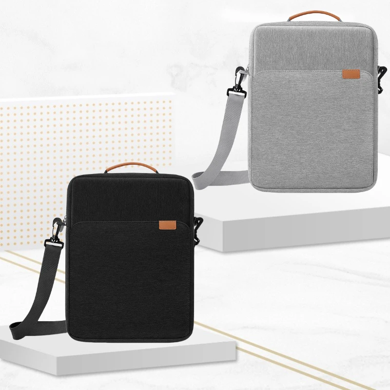 Portable Tablet Storage Bag with Shoulder Strap - Universal Fit