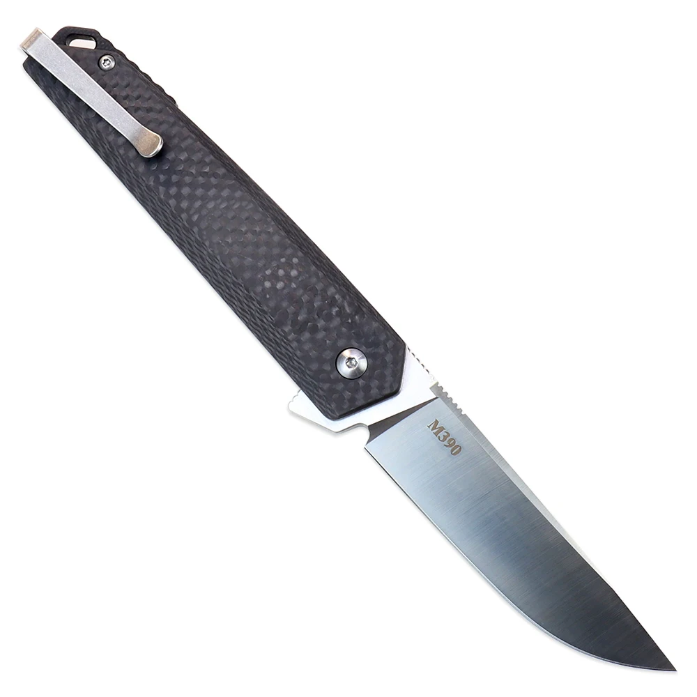 WUBU Knife Tactical Survival Knife  D2/M390 Blade  G10 Camping  Stainless Steel Folding Knife Portable  Defense Pocket Knife 6