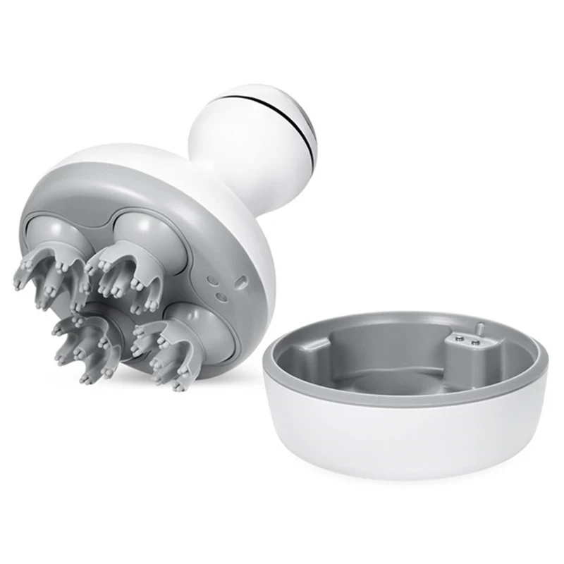 Electric Head Massager Massage Kneading Scalp Wet & Dry Detachable Washable Ergonomic Design 3D Scalp Massager