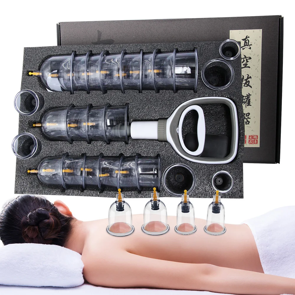 Vacuum Cupping Therapy Set Massage Body Cups Ventosas Anti-Cellulite Suction Cups Physiotherapy Hijama Facial Massager Jars Slim 2