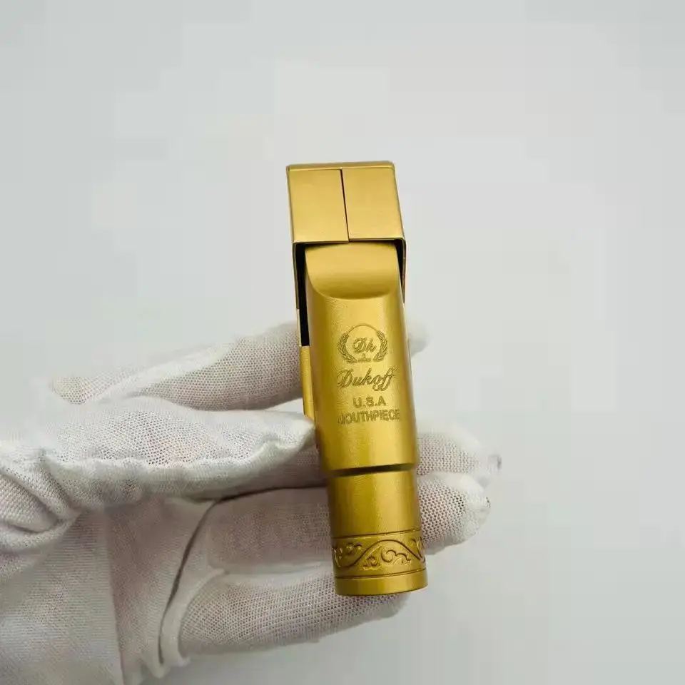 

High Quality Professional Tenor Soprano Alto Saxophone Metal Mouthpiece Gold Plating Sax Mouth Pieces Accessories Size 5 6 7 8 9