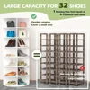7-Tier Rotating Shoe Rack Tower, Free Standing 360° Revolving Organizer and Storage Hold Over 56 Pairs of Shoes, Shoe Cabinets 2