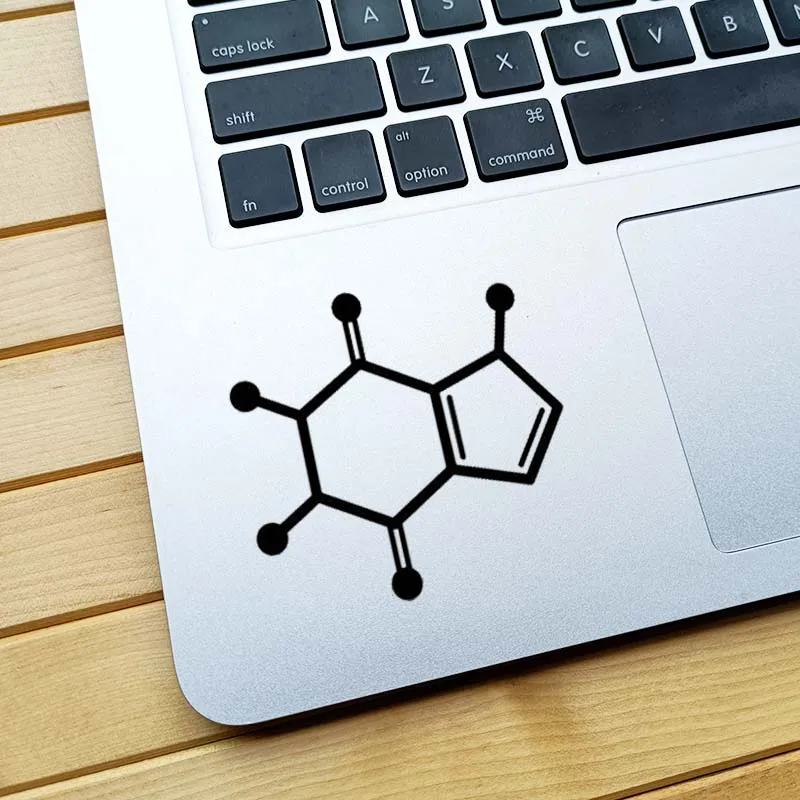 

Caffeine Molecule Vinyl Trackpad Sticker for Laptop Macbook Air 13 Pro 14 16 Retina 12 15 Inch Mac Lenovo Mobile Notebook Decal