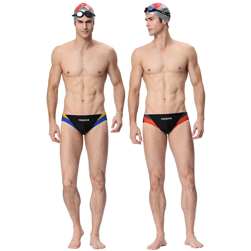 Men Swimming Trunks YINGFA Mens Racing Swimsuit Boy Breathable Competitive Swimming Shorts Swim Trunks For Men Plus Size