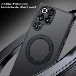 Enhanced Product Title:  
Durable Hard Case with Ring Stand and Magnetic MagSafe Back Cover - ZTE nubia RedMagic 11 Air (Black)