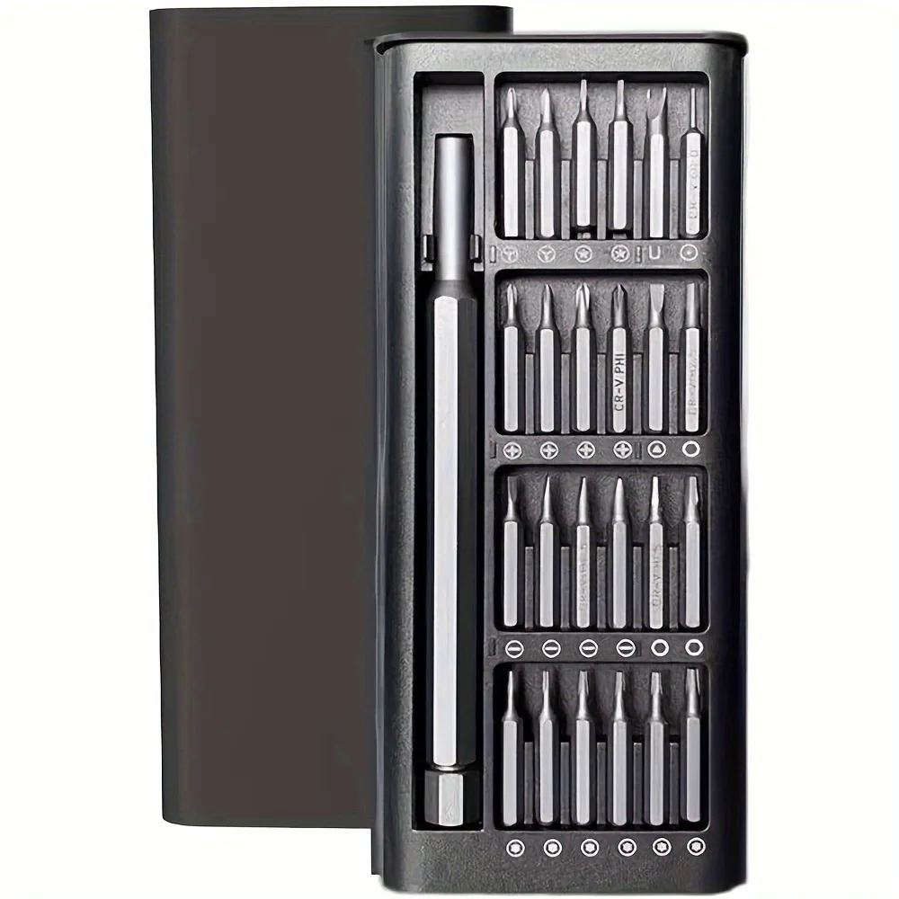 Kit de 25 chaveiros de precisão magnéticos para consertos de telefone, relógio e computador