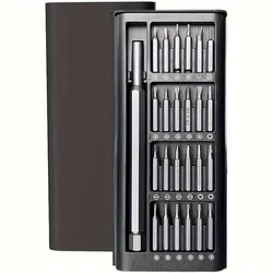 Precision Screwdriver Set with Aluminum Handle and Swivel Design (Mixed color)