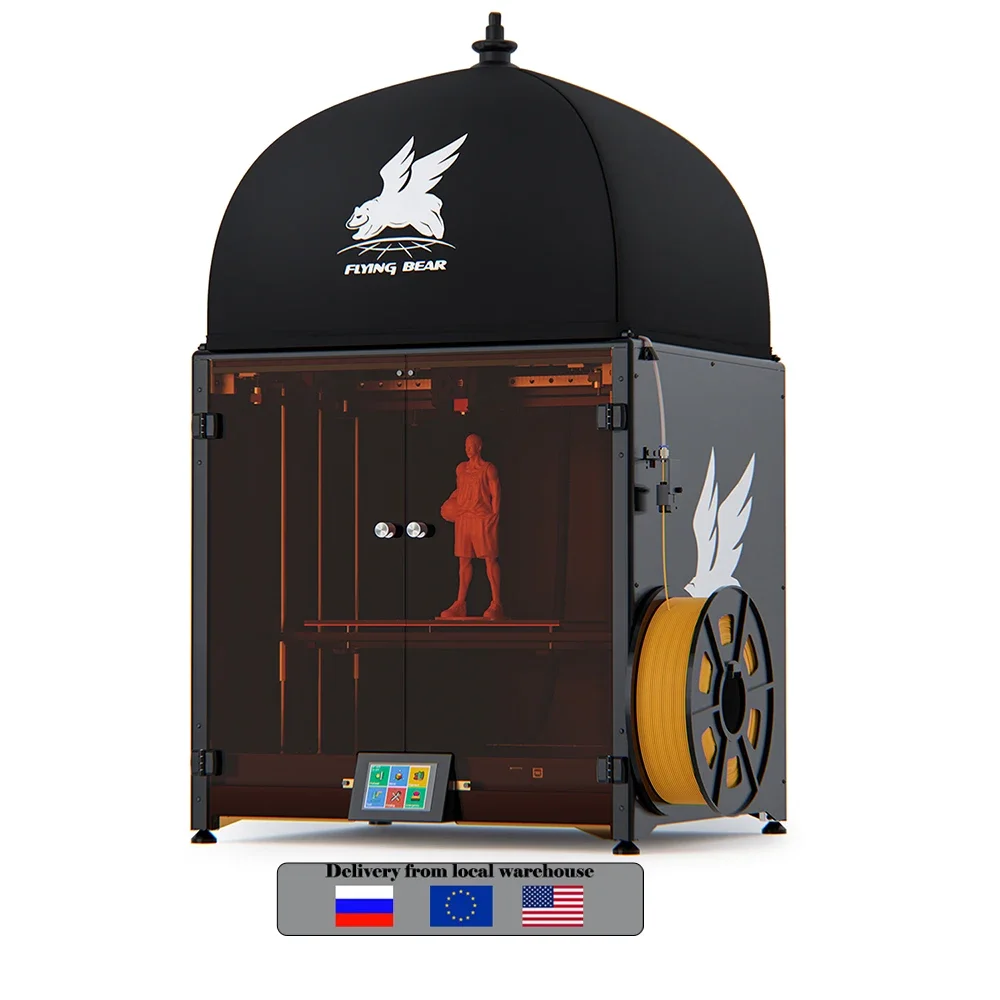 

3D-принтер Flying Bear Reborn 2, быстрая многоцветная печать, размер 325*325*350 мм с высокоточными принтерами, закрытая металлическая машина