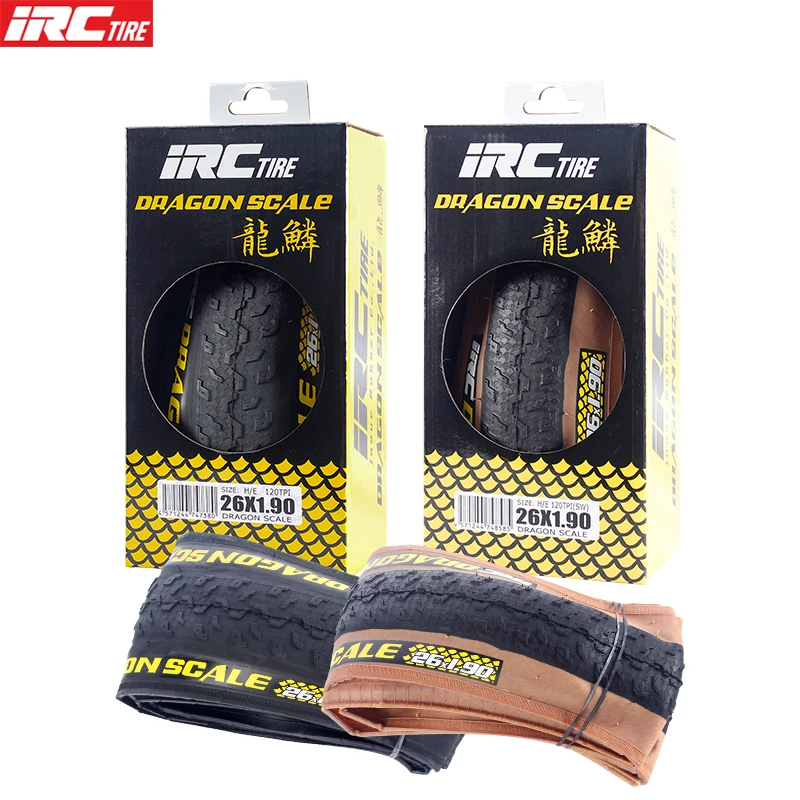 IRC-Ultralight Anti Puncture MTB Bicycle Tire Anti Puncture Tyre  Antiskid  Off-road Race Foldable Yellow Edge 26 27.5 29x1.9