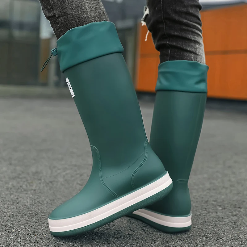 high top rain boots