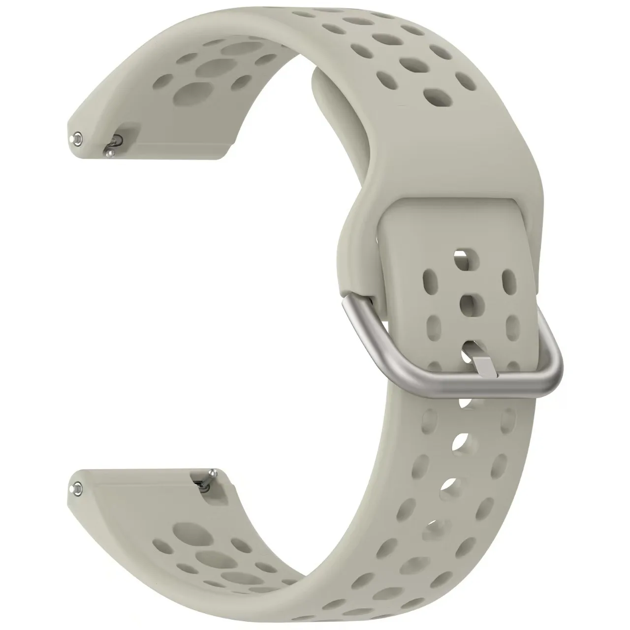 Enhanced Silicone Sport Band - Breathable Soft Bracelet Strap