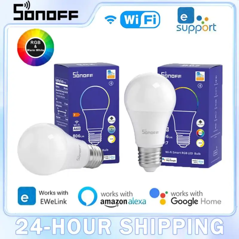 Sonoff B05-Bl-A60/A19 Led Lampadina Dimmer Wifi Lampadine Intelligenti 220V-240V Lampadina Telecomando Funziona Con Alexa Google Home