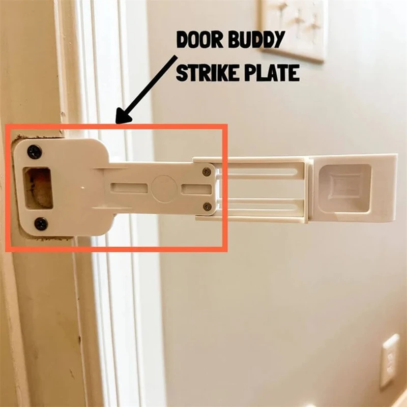 Catstop Latch Holder White Plastic Retractable Cat Door Portable Door Props For Cat Stopper Pet Simple Device