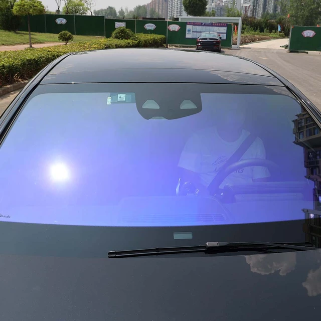 1,52 m x 30m vlt hellblaue Fensterglas tönung folien Auto Windschutz scheiben  folie Tönung aufkleber UV-Block Solar folien Rolle reiz97 % uv99 % -  AliExpress