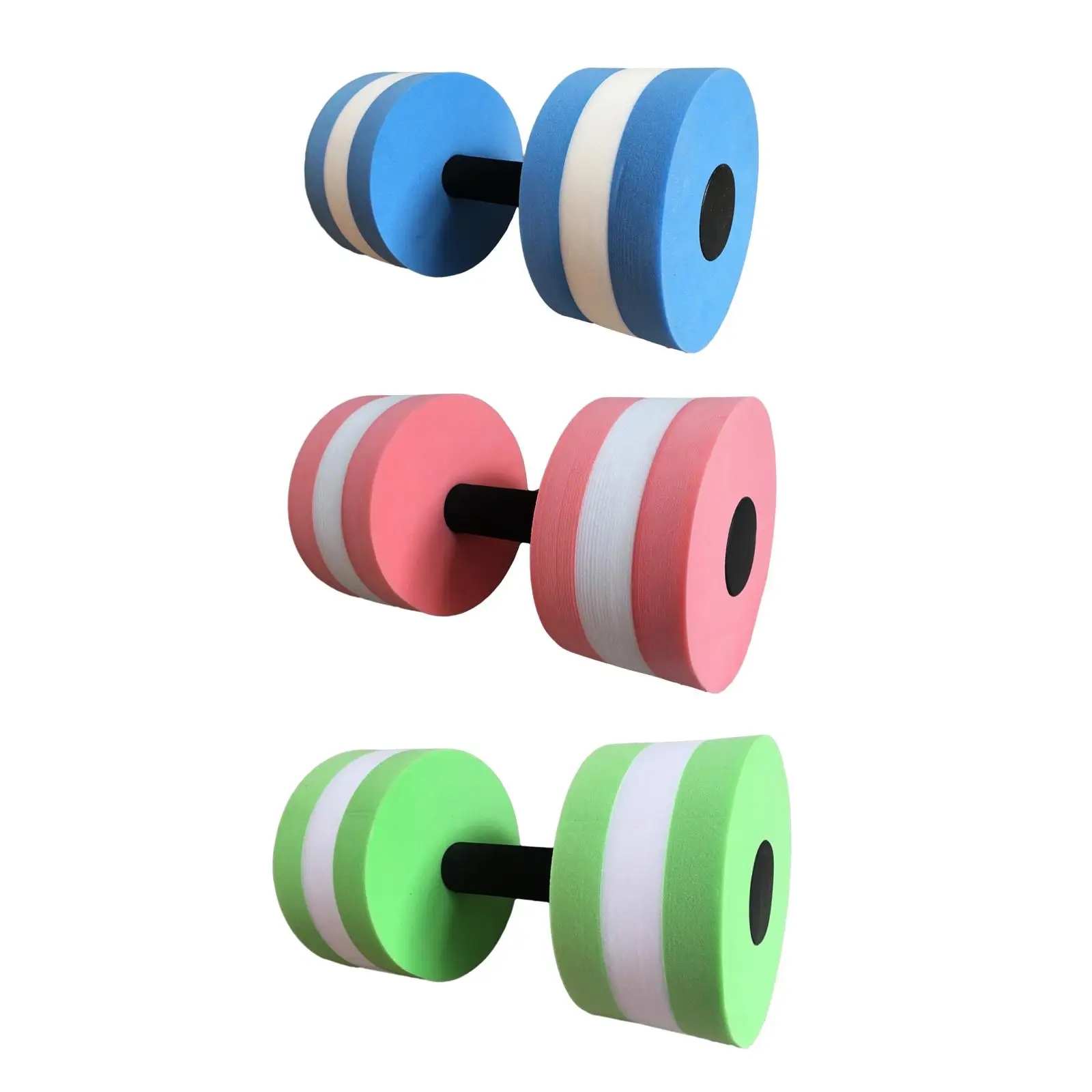 Aquatic Dumbbell Men Women Hand Bar EVA Water Floating Dumbbells for Exercise Water Sports Aerobics Workouts Pool Fitness