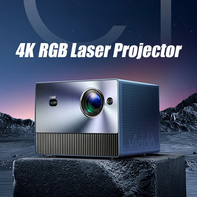 Vidda-proyector láser C1 RGB 4K, dispositivo de proyección de vídeo 3D,  3840x2160, Android, para cine