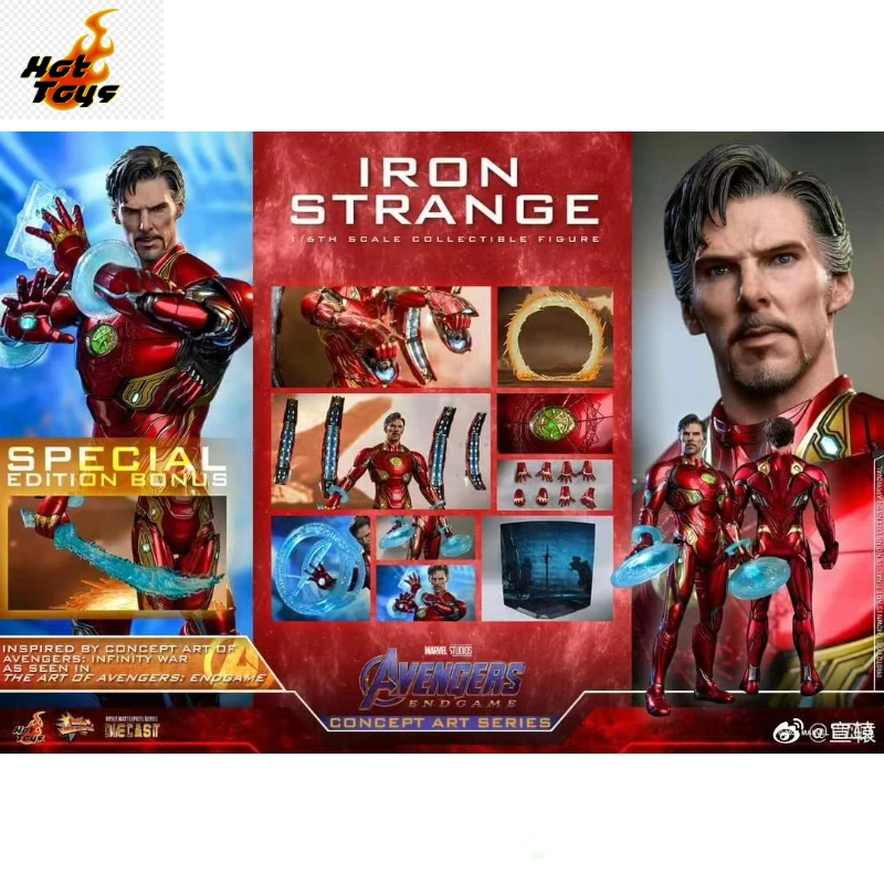 

In Stock Hottoys HT Avengers 4 Concept Art Series Iron Strange 1:6 Anime Action Figures Toys Models Collectible Hobby Doll