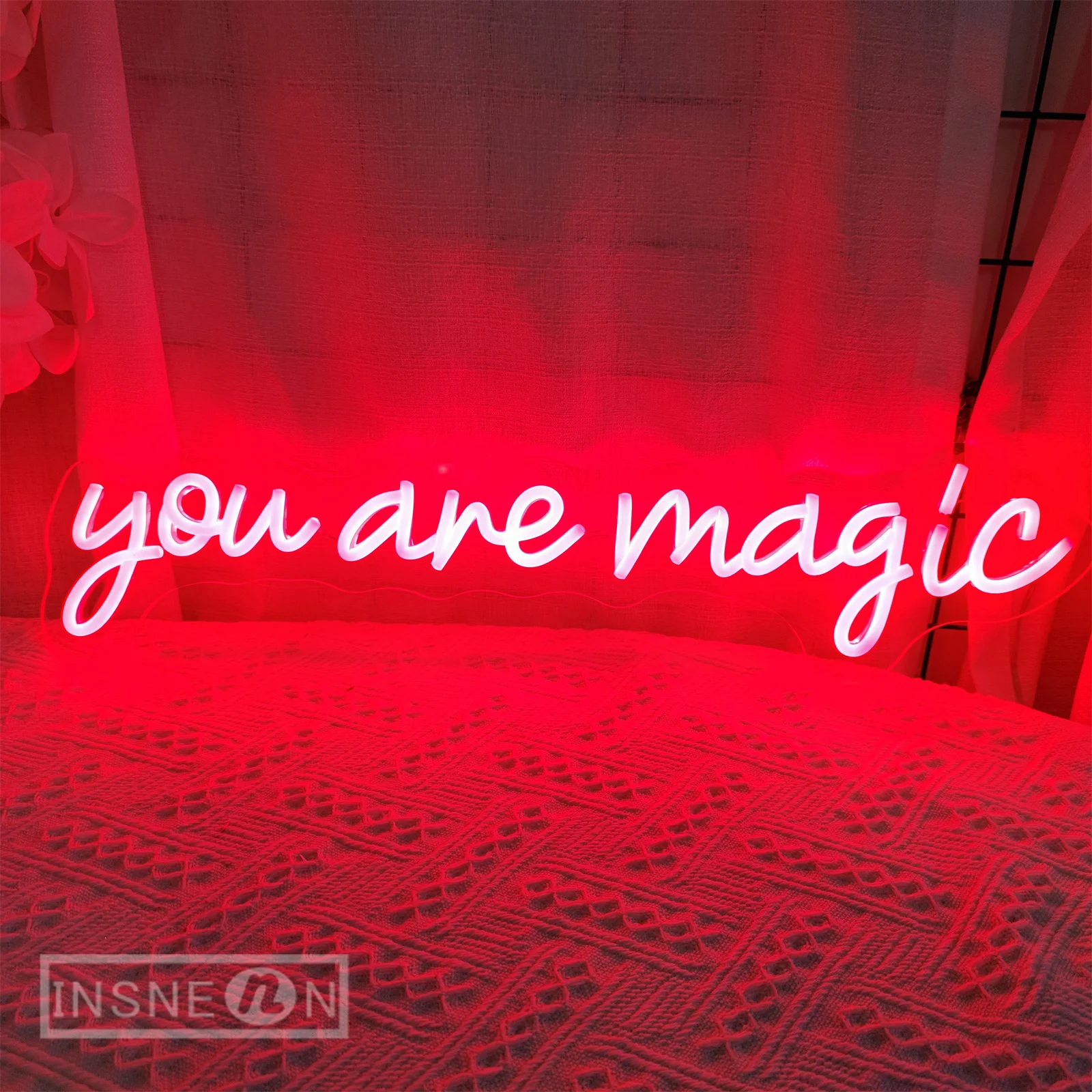 

You Are Magic Neon Sign Room Light for Wedding Birthday Party Neon Signs Bedroom Hotel Wall Decoration USB Gifts Night Lights 5v