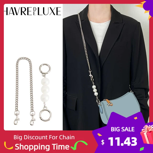 HAVREDELUXE Bag Chain For Coach Bag Crossbody Bag Strap With Underarm  Makeover Silver Extender Chain Accessories - AliExpress