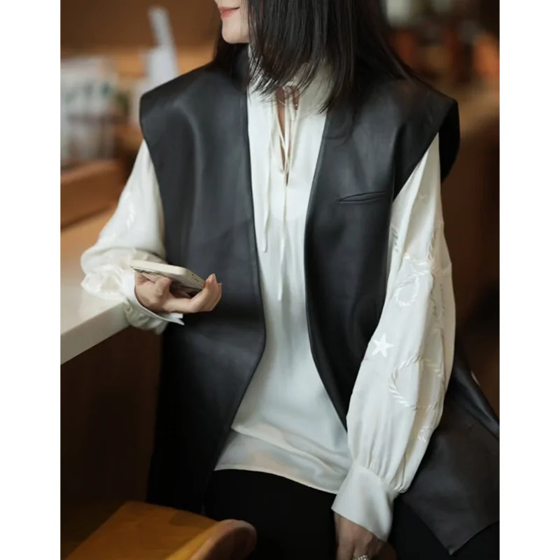 Рисунок 5 - Женский жилет из 2023 натуральной кожи