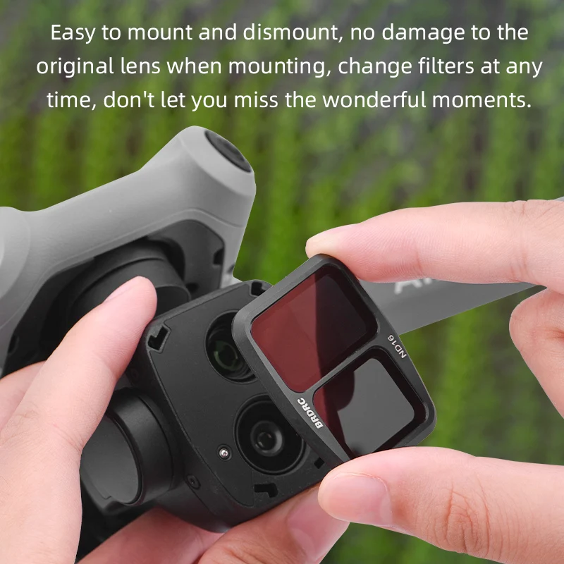 Description Picture 6 of itemBRDRC Camera Lens Filter Set for DJI Air 3 UV/CPL/ND8/16/32 Optical Glass Neutral Density Filter Kit Drone Accessories