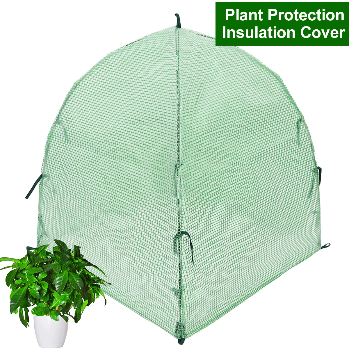 

New Mini Greenhouse Portable Foldable Plant Greenhouse Tent Wind and Freeze Protection Greenhouse Cover Reusable Gardening Plant