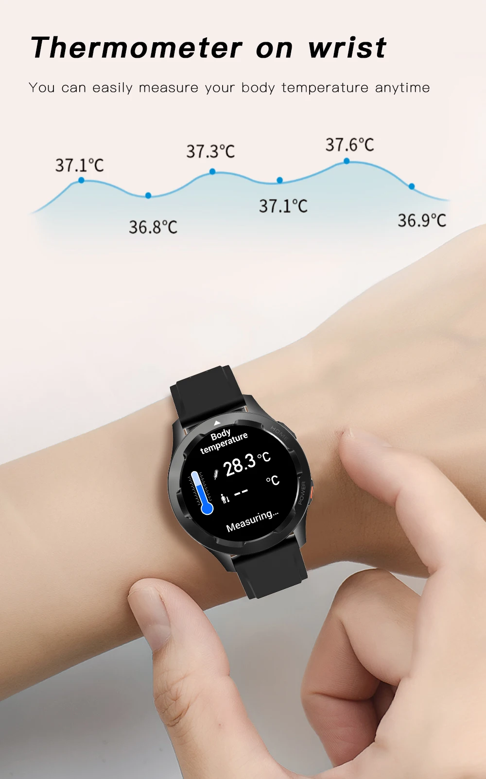 FW05 Smart Watch Multi-function Heart Rate Men's and Women's Sports Watch Waterproof Silicone Strap Kids Gift One Year Warranty -S31ac7d68d8844a6aa3a90b04b7ab5b00N