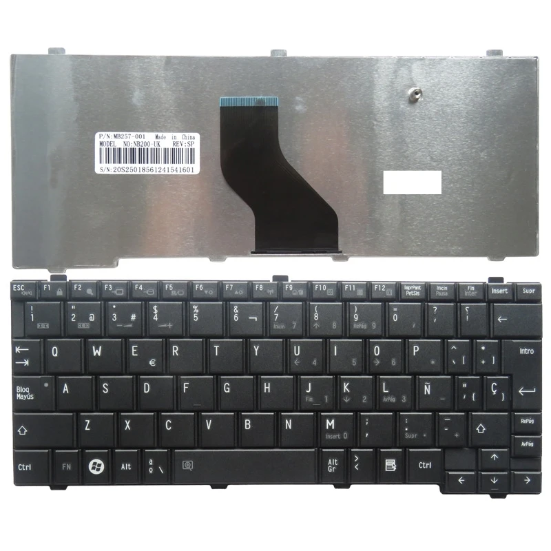 EUA/SP/RU NOVO Teclado para TOSHIBA Notebook NB200 NB201 NB202 - Main Image
